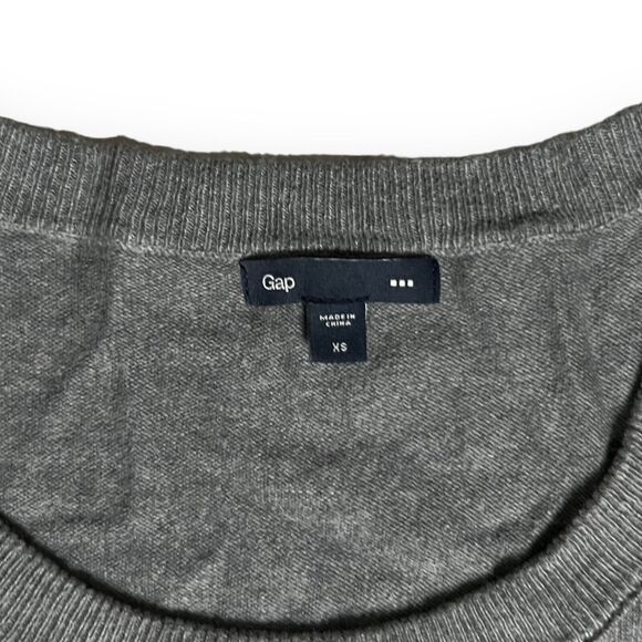 Gap Women's "Crazy" Gray & Multicolor Stripe Round Neck Pullover Sweater Size XS - Picture 11 of 12